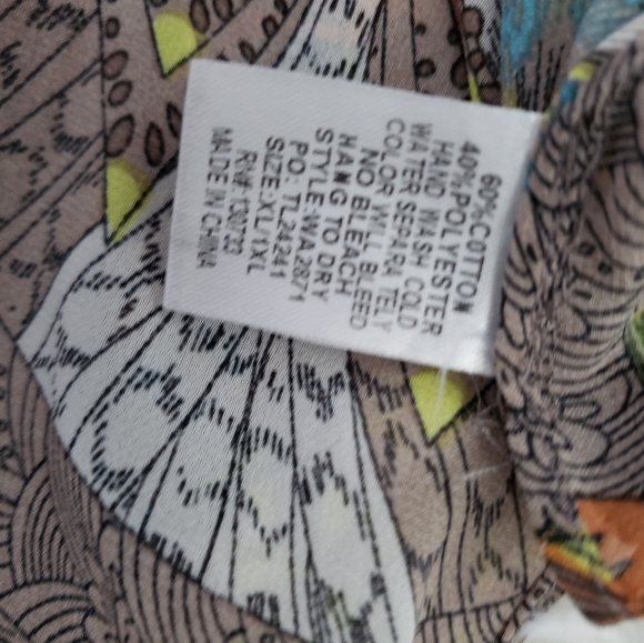 Umgee + Sheer Long Open Front Kimono sz XL/XXL - Picture 2 of 12